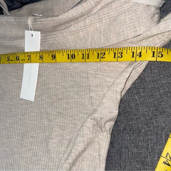 Jonathan Simkhai Womens Piper Off The Shoulder Ribbed Pullover Top XS - Picture 8 of 10